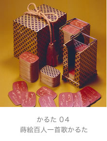 蒔絵百人一首歌かるた